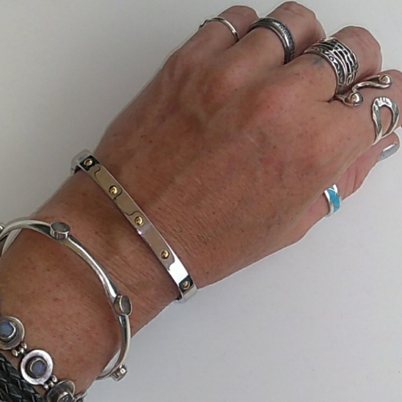 VTG SOLID 18K Gold & Stainless Steel MILOR ITALY - Picture 8 of 8